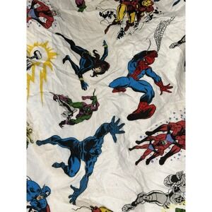 Pottery Barn Kids Marvel Avengers Twin Fitted Sheet ORGANIC COTTON